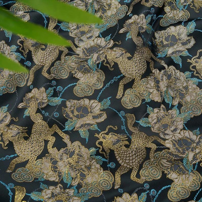 50/100x150cm Kirin Peony Brocade Jacquard Fabric Shining Gold Embossed Chinese Clothing Fabric DIY Hanfu Coat Vest 50x150cm
50/100x150cm Kirin Peony Brocade Jacquard Fabric Shining Gold Embossed Chinese Clothing Fabric DIY Hanfu Coat Vest 50x150cm