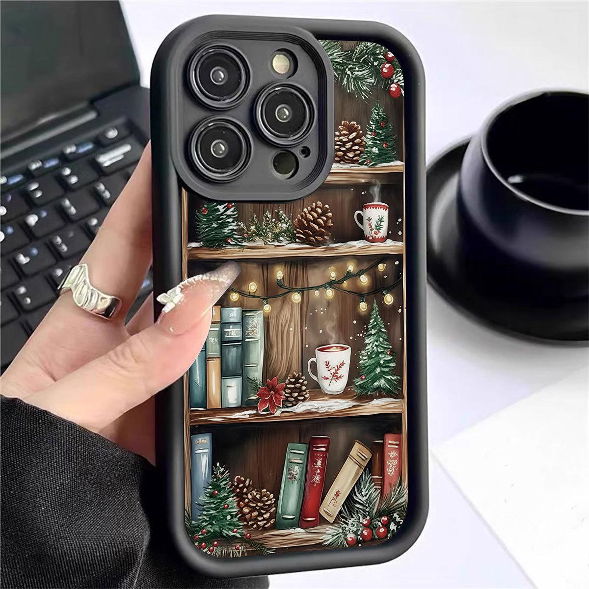 Рождественская книжная полка Лестница Черный чехол для телефона для iPhone 14/15/16/17 Pro Max Galaxy A04E чёрный
Рождественская книжная полка Лестница Черный чехол для телефона для iPhone 14/15/16/17 Pro Max Galaxy A04E чёрный