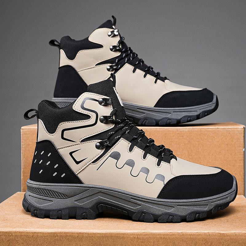 Men s shoes winter new sports outdoor leisure mountaineering tooling shoes men s thick-soled non-slip wear-resistant medium tube labor protection shoe 44 бежевий
Men s shoes winter new sports outdoor leisure mountaineering tooling shoes men s thick-soled non-slip wear-resistant medium tube labor protection shoe 44 бежевий