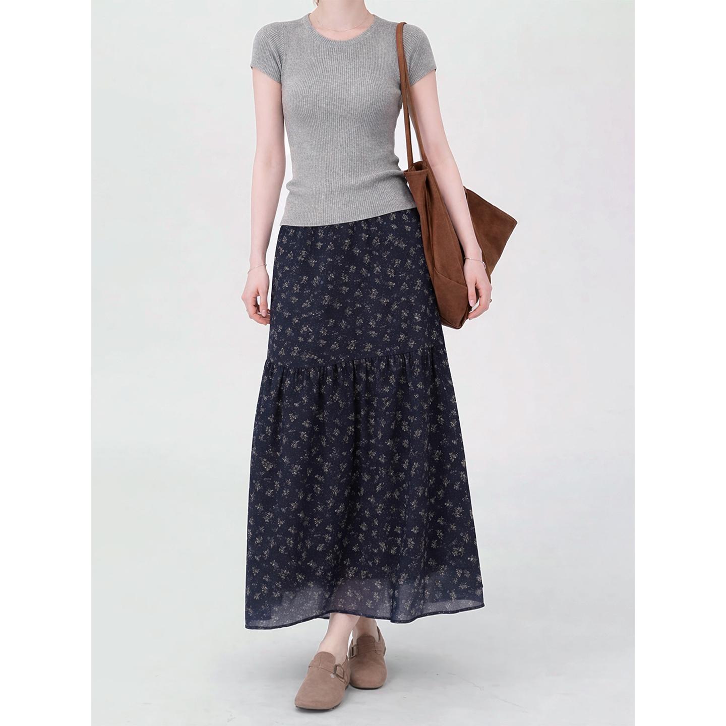 Floral Print Skirt for Women, New Spring Style, High-Waisted, Slimming, Suitable for Pear-Shaped Body, Mid-Length Cotton-Linen A-Line Skirt M
Floral Print Skirt for Women, New Spring Style, High-Waisted, Slimming, Suitable for Pear-Shaped Body, Mid-Length Cotton-Linen A-Line Skirt M