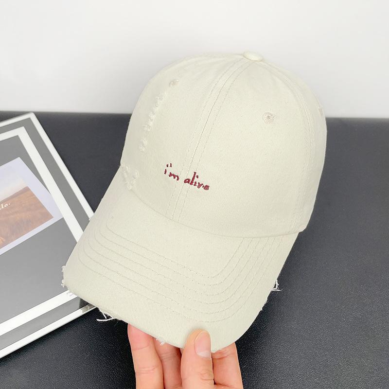 New vintage washed soft-top baseball cap for women with embroidered letters, versatile and face-slimming, unisex sun hat 56-62(Soft Top)
New vintage washed soft-top baseball cap for women with embroidered letters, versatile and face-slimming, unisex sun hat 56-62(Soft Top)
