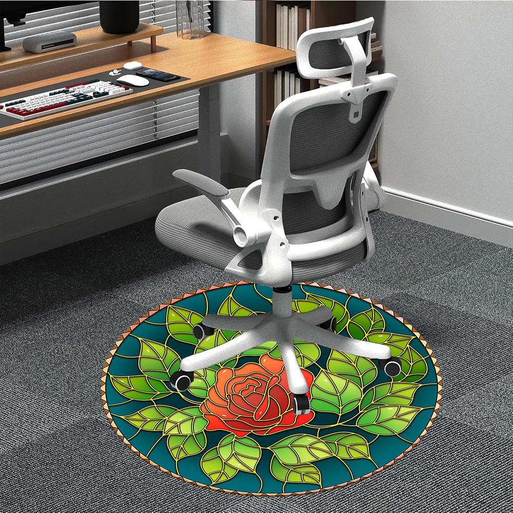 1pc Rose Stained Glass Chair Carpet for Office Machine Washable Rug for Office, Good Gift for Family or Friends yy251225201 80cm by 80cm
1pc Rose Stained Glass Chair Carpet for Office Machine Washable Rug for Office, Good Gift for Family or Friends yy251225201 80cm by 80cm