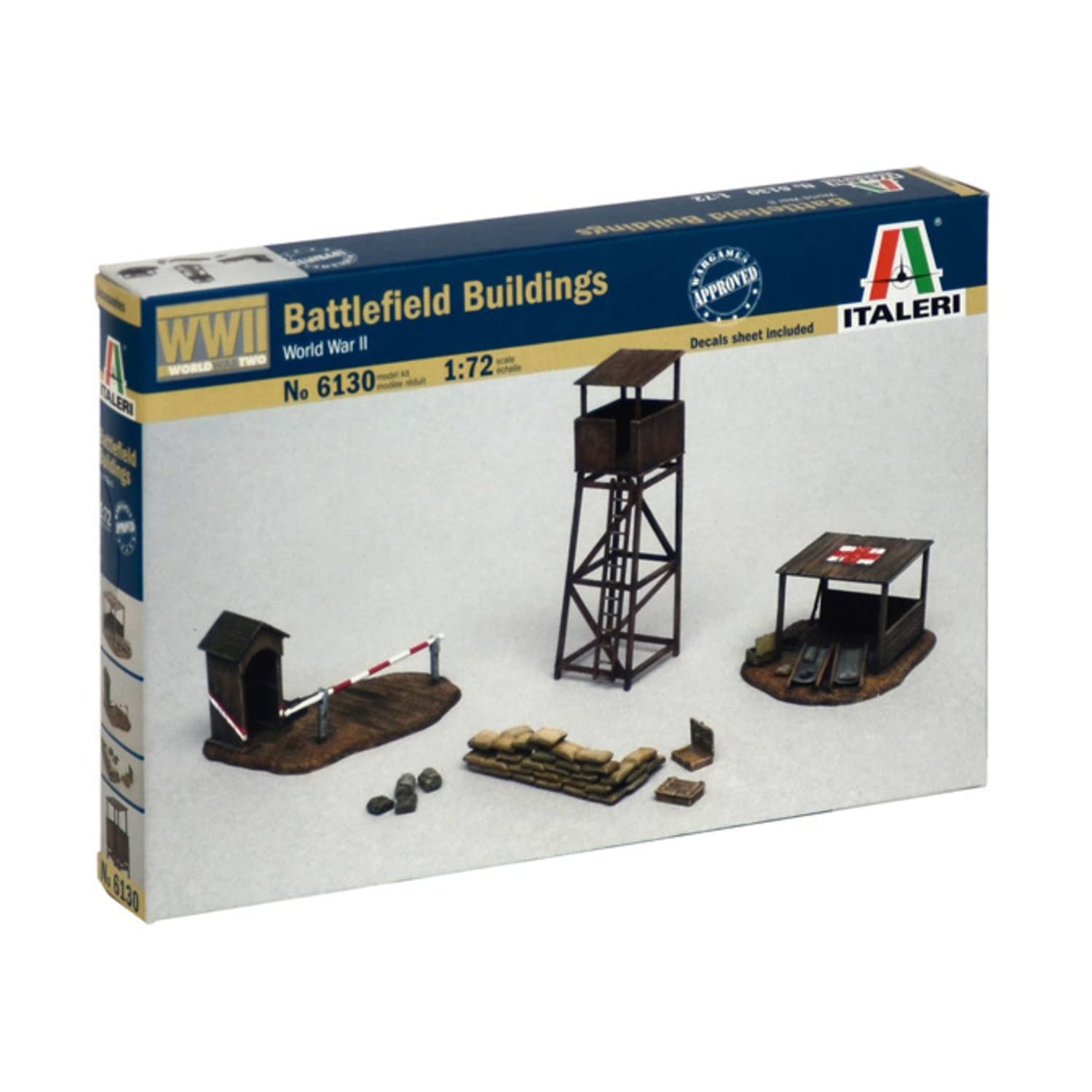 Italeri Camp Diorama Accessory Set Plastic Model IT6130 1/72 WW.II
Italeri Camp Diorama Accessory Set Plastic Model IT6130 1/72 WW.II