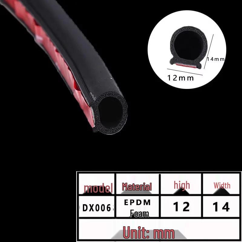 D-Shaped Self-Adhesive EPDM Foam Rubber Seal for Cabinets & Distribution Boxes
D-Shaped Self-Adhesive EPDM Foam Rubber Seal for Cabinets & Distribution Boxes