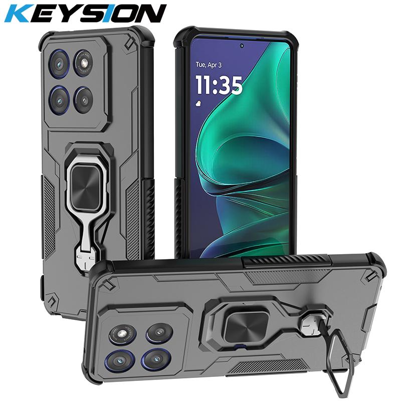KEYSION Shockproof Case for Motorola Edge 60 Pro 5G 60 Fusion 60S Upright Live Ring Stand Phone Cover for Edge 60 Stylus 5G for Edge 60 Pro
KEYSION Shockproof Case for Motorola Edge 60 Pro 5G 60 Fusion 60S Upright Live Ring Stand Phone Cover for Edge 60 Stylus 5G for Edge 60 Pro