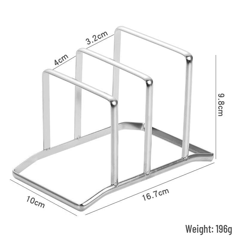 304 Stainless Steel Pot Lid & Chopping Board Rack
304 Stainless Steel Pot Lid & Chopping Board Rack
