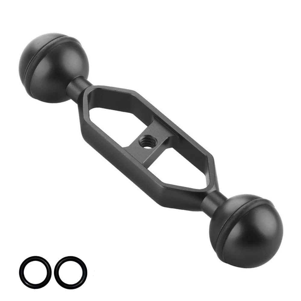 Bamboo Arm Ball Joint Lightweight Aluminum Underwater Camera Diving Grip Base System System Strobe Light Waterproof Corrosion Resistant Dive! чорний
Bamboo Arm Ball Joint Lightweight Aluminum Underwater Camera Diving Grip Base System System Strobe Light Waterproof Corrosion Resistant Dive! чорний