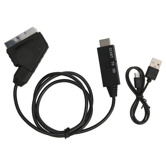 SCART to HD Multimedia Interface Converter HD 1080P SCART to HD Multimedia Interface Adapter Cable for Sound Video DC 5V
SCART to HD Multimedia Interface Converter HD 1080P SCART to HD Multimedia Interface Adapter Cable for Sound Video DC 5V