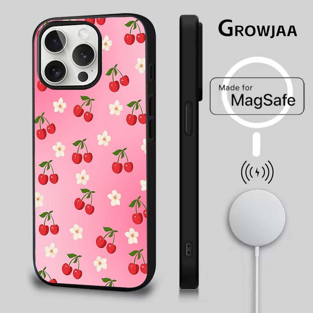 Fruit Strawberry Cherry Phone Case For iPhone 16e,16,15,14,13,12,11,Plus,Pro,Max,Mini Magsafe Magnetic Wireless Charging iPhone16plus
Fruit Strawberry Cherry Phone Case For iPhone 16e,16,15,14,13,12,11,Plus,Pro,Max,Mini Magsafe Magnetic Wireless Charging iPhone16plus