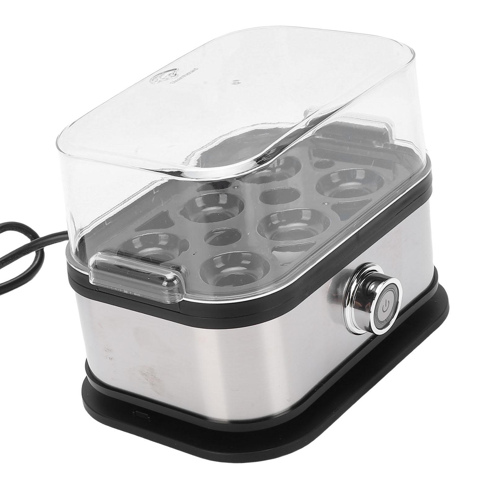 Egg Cooker 200W 6 Egg Capacity Stainless Steel Portable Smart Boiled Egg Maker Machine for Home Dorm
Egg Cooker 200W 6 Egg Capacity Stainless Steel Portable Smart Boiled Egg Maker Machine for Home Dorm