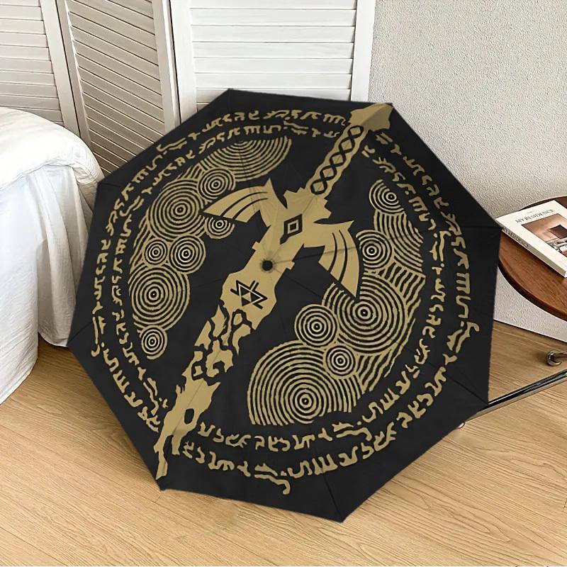 1pc Sword Symbol Automatic Folding Umbrella, 8-Rib Durable Frame, Durable Foldable Design - Elegant Gift for Commute yy251210004
1pc Sword Symbol Automatic Folding Umbrella, 8-Rib Durable Frame, Durable Foldable Design - Elegant Gift for Commute yy251210004