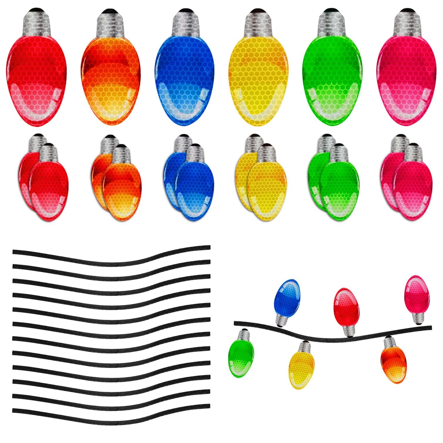 36pcs Reflective Car Magnet Decorations, 24 Bulbs Car Magnets with 12 Linear Magnets, Fridge Magnets, Metal Mailbox for Garage
36pcs Reflective Car Magnet Decorations, 24 Bulbs Car Magnets with 12 Linear Magnets, Fridge Magnets, Metal Mailbox for Garage
