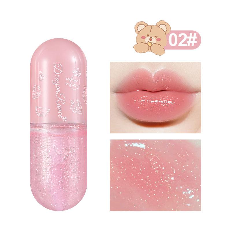 Dragon Ranee Mirror-effect Cute Bear Waterproof Lip oil,Your Go-To for Cute,Lasting Lips,Student-Friendly DR58 Bear2No.
Dragon Ranee Mirror-effect Cute Bear Waterproof Lip oil,Your Go-To for Cute,Lasting Lips,Student-Friendly DR58 Bear2No.