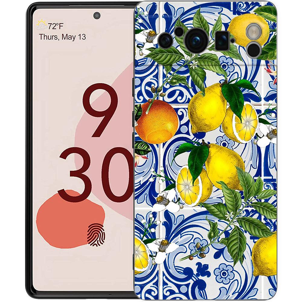 Mediterranean Lemon For Google Pixel 8 7 6 Pro 6A 5G Black Phone Case Soft Shockproof Back Cover Silicone TPU Shell Coque Pixel 7A
Mediterranean Lemon For Google Pixel 8 7 6 Pro 6A 5G Black Phone Case Soft Shockproof Back Cover Silicone TPU Shell Coque Pixel 7A