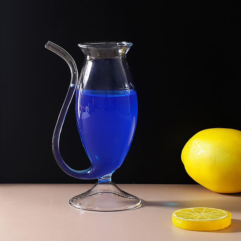 Wine Whiskey Glass Heat Resistant Sucking Juice Milk Drinking Tube Straw Cup Creative Wine Glass High Quality Glass Cup L
Wine Whiskey Glass Heat Resistant Sucking Juice Milk Drinking Tube Straw Cup Creative Wine Glass High Quality Glass Cup L