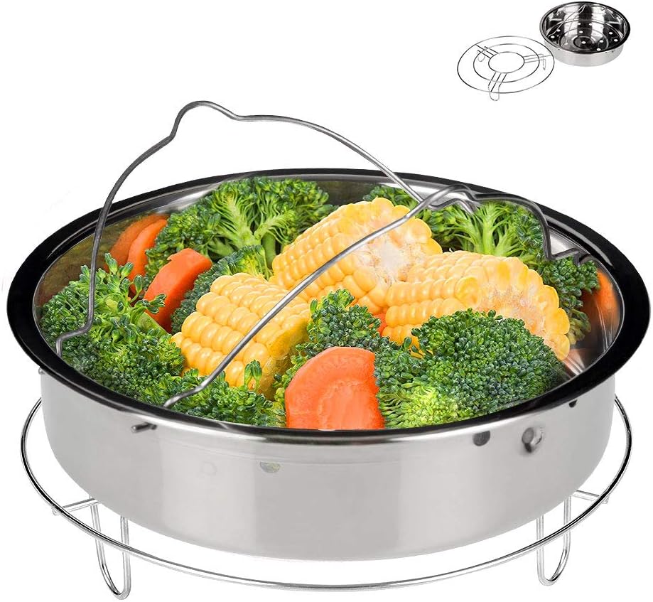 Stainless Steel 6-quart Electric Pressure Cooker Steam Rack Steamer Basket Insert Set United States
Stainless Steel 6-quart Electric Pressure Cooker Steam Rack Steamer Basket Insert Set United States