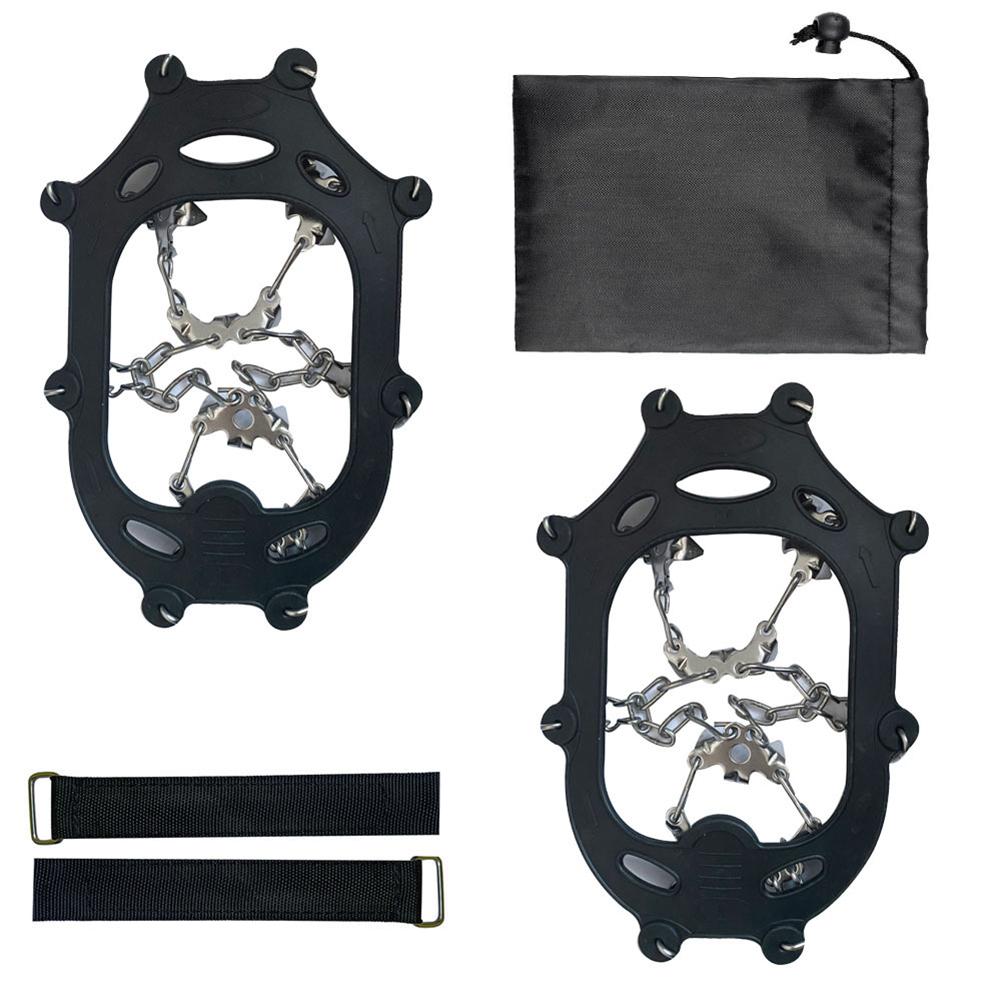 1 пара ледоступов из нержавеющей стали с 24 зубьями, альпинистские кошки с сумкой для переноски, набор для ледолазания для обуви/ботинок/каблуков/кроссовок
1 пара ледоступов из нержавеющей стали с 24 зубьями, альпинистские кошки с сумкой для переноски, набор для ледолазания для обуви/ботинок/каблуков/кроссовок