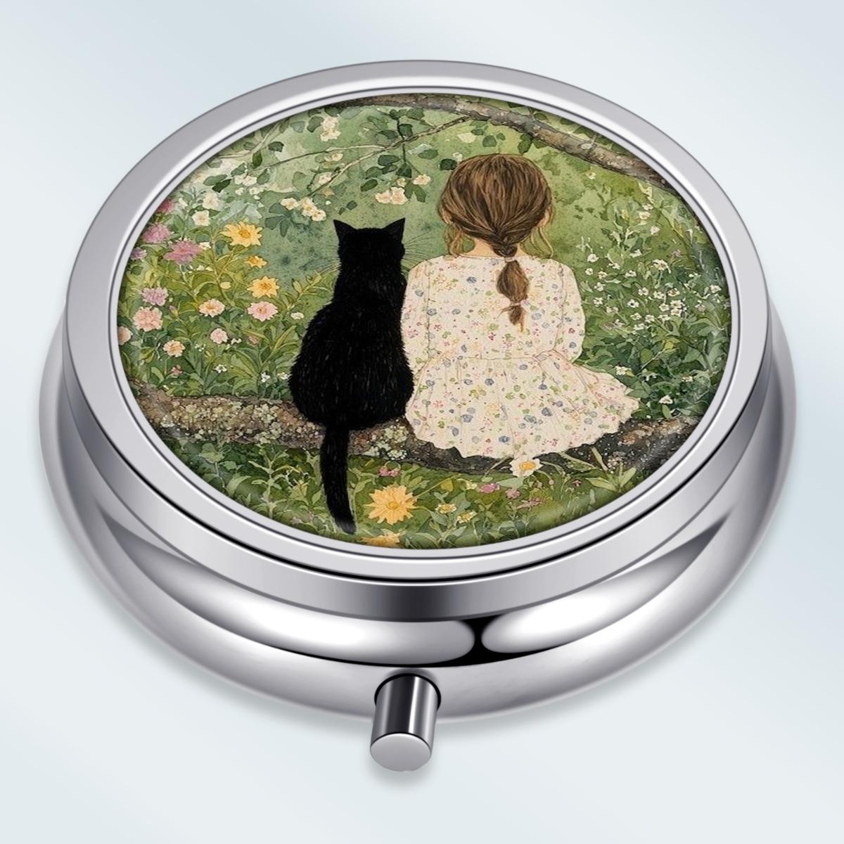 Portable Pill Box with 3 Compartments, Mini Metal Medicine Organizer Case, Cute Printed Pill Container for Vitamins, Pills, Jewelry, Travel, Daily Use різнокольоровий
Portable Pill Box with 3 Compartments, Mini Metal Medicine Organizer Case, Cute Printed Pill Container for Vitamins, Pills, Jewelry, Travel, Daily Use різнокольоровий