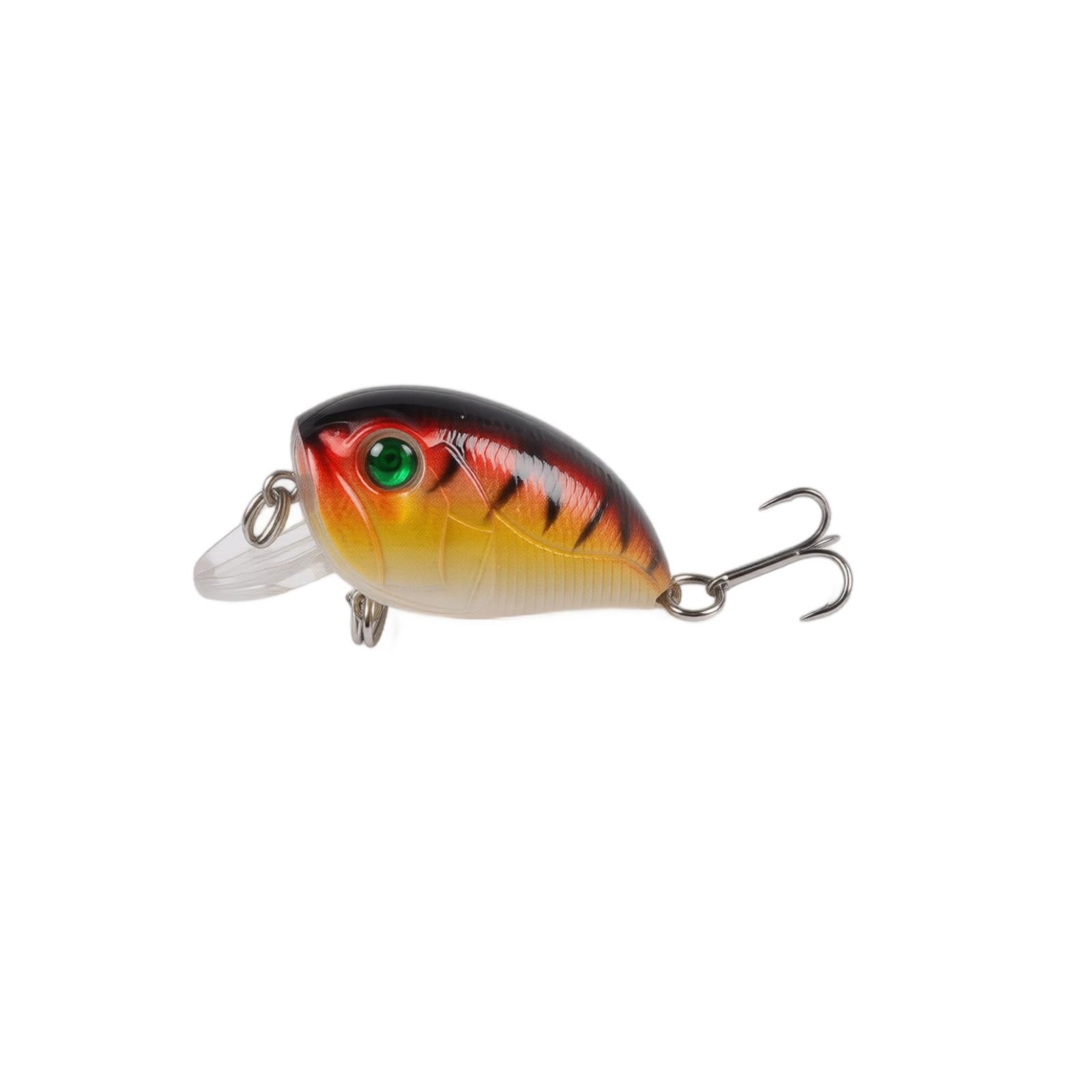 Fishing Lure Crankbait 8g 4 5cm Bionic Hard Bait with Treble Hook for Freshwater Fishing Bass Trout Walleye Pike one size
Fishing Lure Crankbait 8g 4 5cm Bionic Hard Bait with Treble Hook for Freshwater Fishing Bass Trout Walleye Pike one size