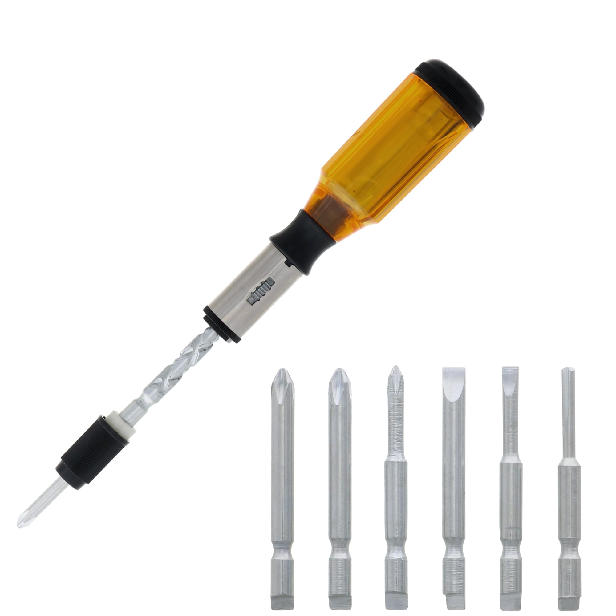 Автоматическая отвертка Takagi с 6 пилотными отверстиями для сверления шурупов при нажатии для легкой непрерывной смены бит, хранящаяся внутри, крестообразная плоская головка, деревообрабатывающая дрель
Автоматическая отвертка Takagi с 6 пилотными отверстиями для сверления шурупов при нажатии для легкой непрерывной смены бит, хранящаяся внутри, крестообразная плоская головка, деревообрабатывающая дрель