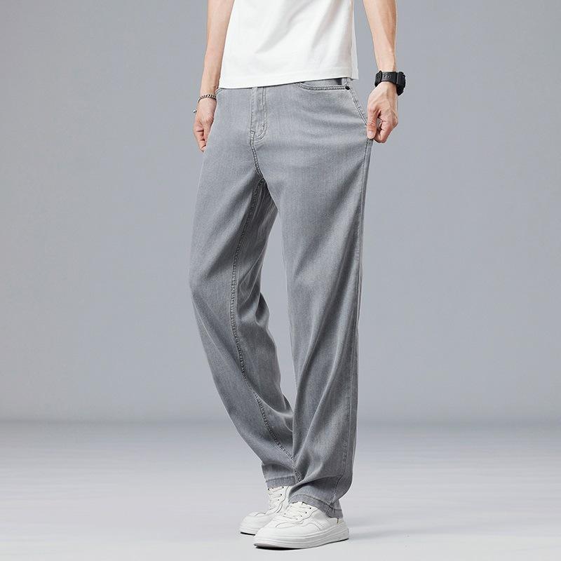 Новый летний стиль мужские тонкие джинсы свободные прямые брюки 42
Новый летний стиль мужские тонкие джинсы свободные прямые брюки 42