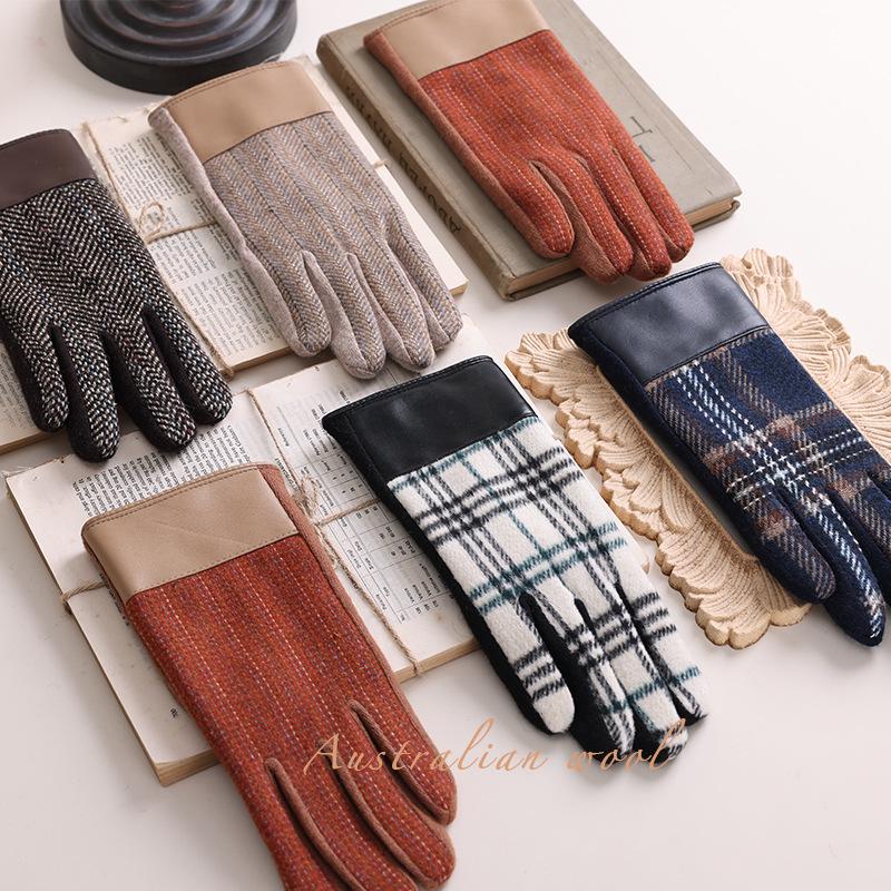 British Retro Harvest Wheat Ears Wool and Velvet Touchscreen Women’s Cycling Gloves – Warm, Fashionable Winter Wear One Size
British Retro Harvest Wheat Ears Wool and Velvet Touchscreen Women’s Cycling Gloves – Warm, Fashionable Winter Wear One Size