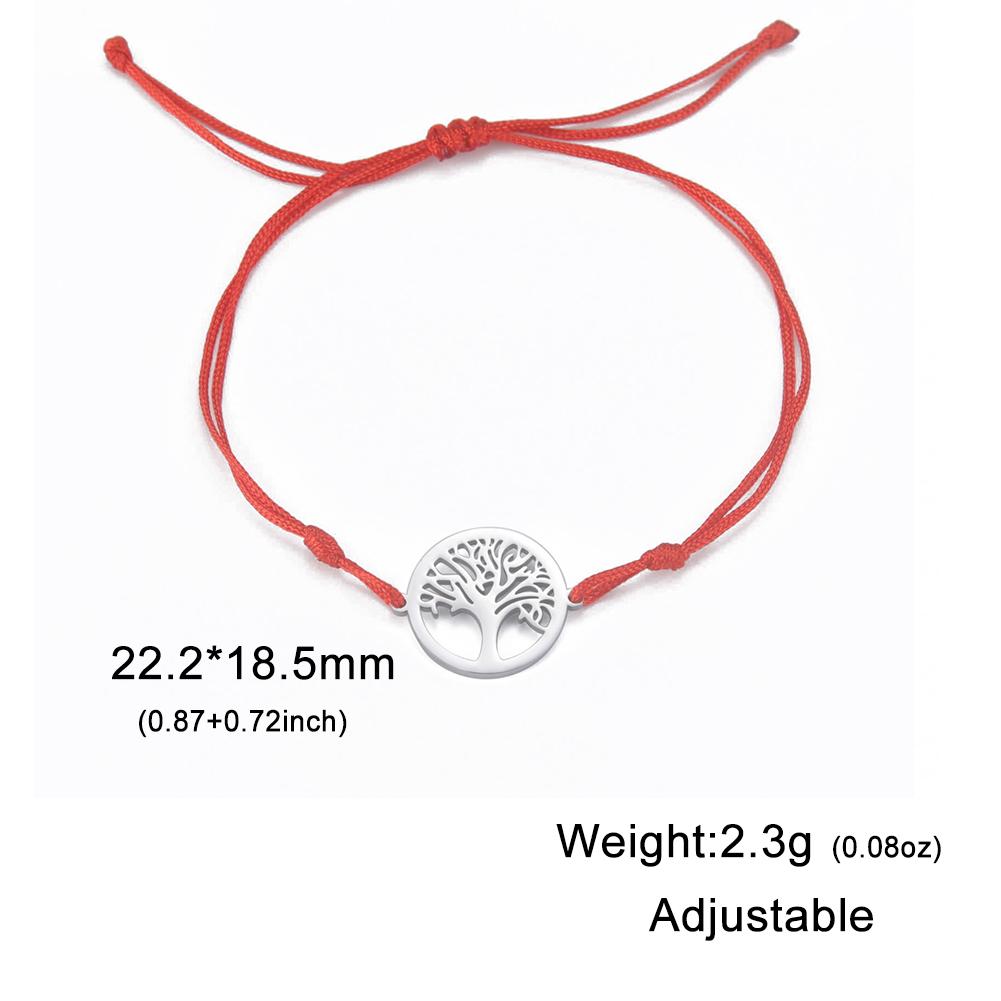 Teamer Tree of Life Pendant Bracelet for Women Vintage Red Cord Bracelets Stainless Steel Jewelry Pulseras 2026 Birthday Gift
Teamer Tree of Life Pendant Bracelet for Women Vintage Red Cord Bracelets Stainless Steel Jewelry Pulseras 2026 Birthday Gift
