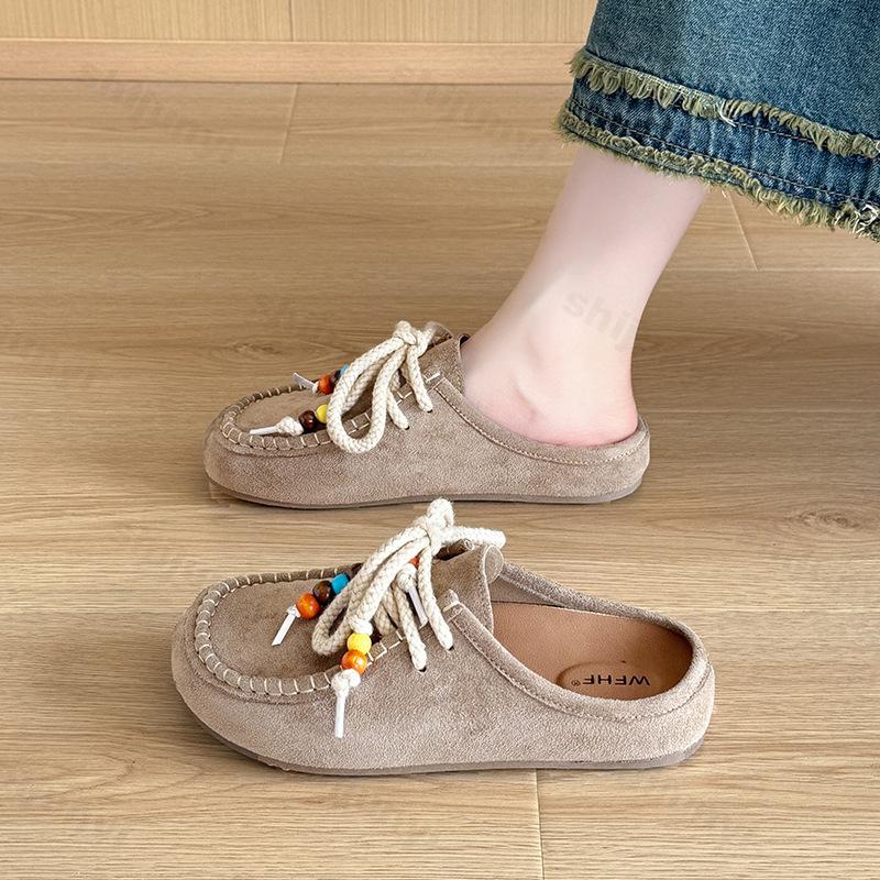 Fashion Retro Fashion Beading Casual Thick Soled Half Slippers for Women s Spring 2025 New Comfortable Slip on Versatile Chunky Draggers 35 хаки
Fashion Retro Fashion Beading Casual Thick Soled Half Slippers for Women s Spring 2025 New Comfortable Slip on Versatile Chunky Draggers 35 хаки