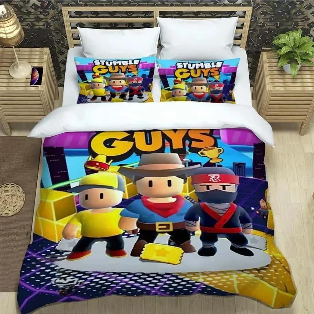 3D Гра Мультяшні Stumble-guys Постільні комплекти вишуканий набір постільних речей ковдра підодіяльник набір Розкішний Подарунок на День народження Домашній текстиль EU Single 135x200cm
3D Гра Мультяшні Stumble-guys Постільні комплекти вишуканий набір постільних речей ковдра підодіяльник набір Розкішний Подарунок на День народження Домашній текстиль EU Single 135x200cm