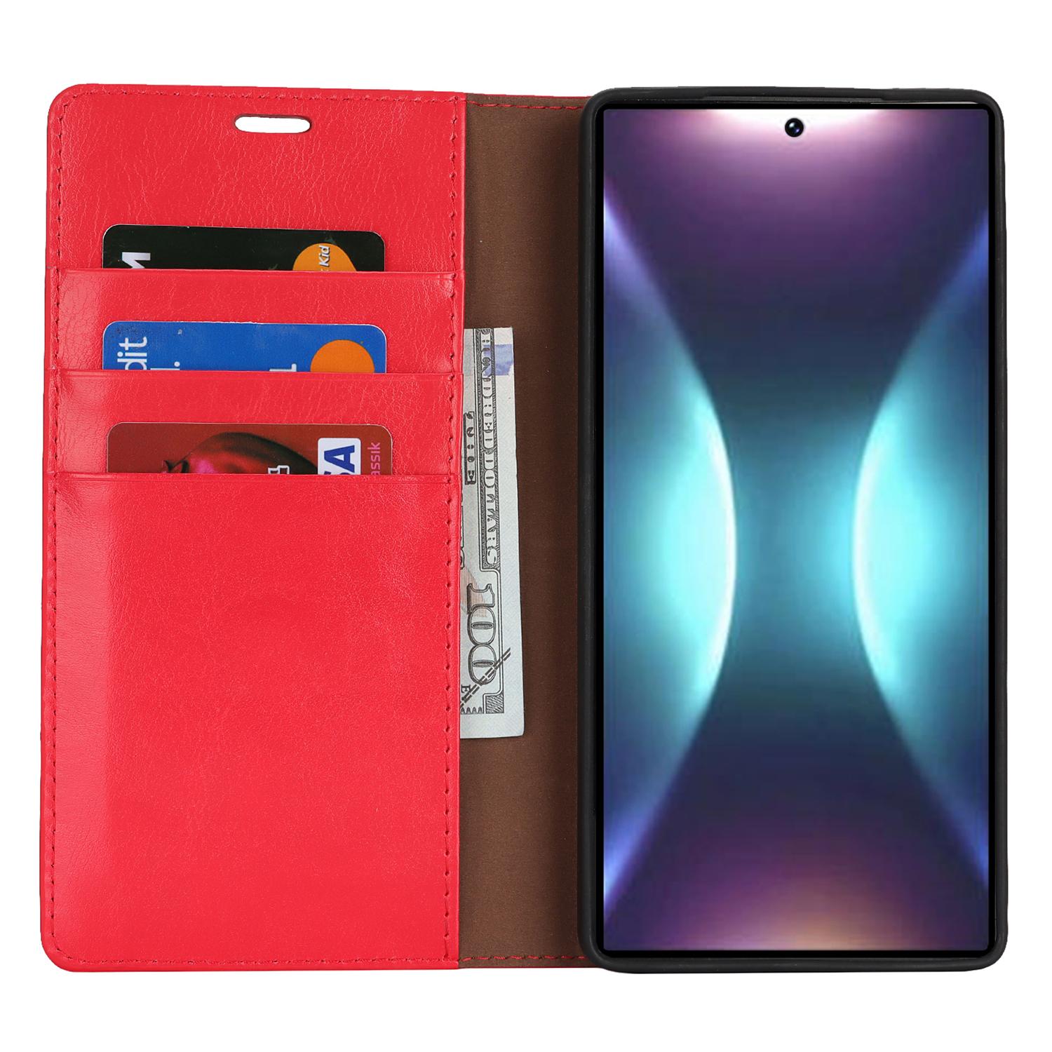 For Samsung Galaxy S25 Ultra Case Crazy Horse Texture Split Leather Wallet Phone Cover Red
For Samsung Galaxy S25 Ultra Case Crazy Horse Texture Split Leather Wallet Phone Cover Red