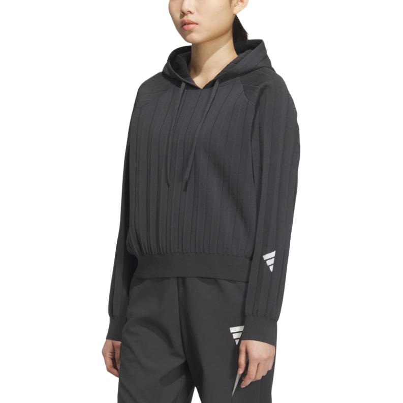 Adidas Casual Sports Series Striped Design Short Loose Hooded Sweatshirt Women Sweatshirt Carbon-Black JM4255 S
Adidas Casual Sports Series Striped Design Short Loose Hooded Sweatshirt Women Sweatshirt Carbon-Black JM4255 S