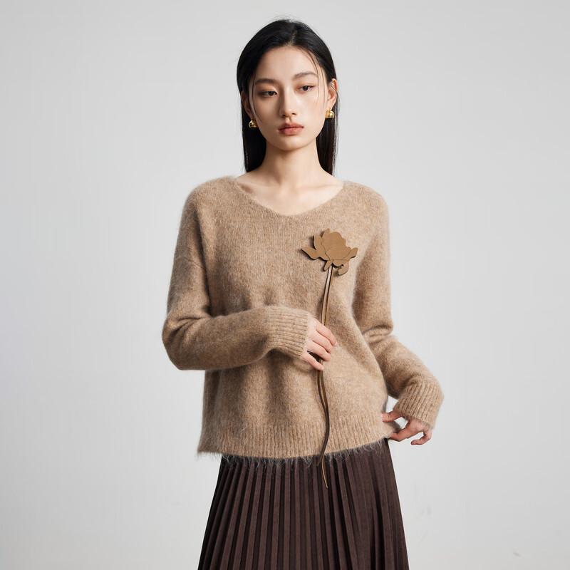 SanCai Women s V-Neck Loose Fit Knit Sweater M
SanCai Women s V-Neck Loose Fit Knit Sweater M