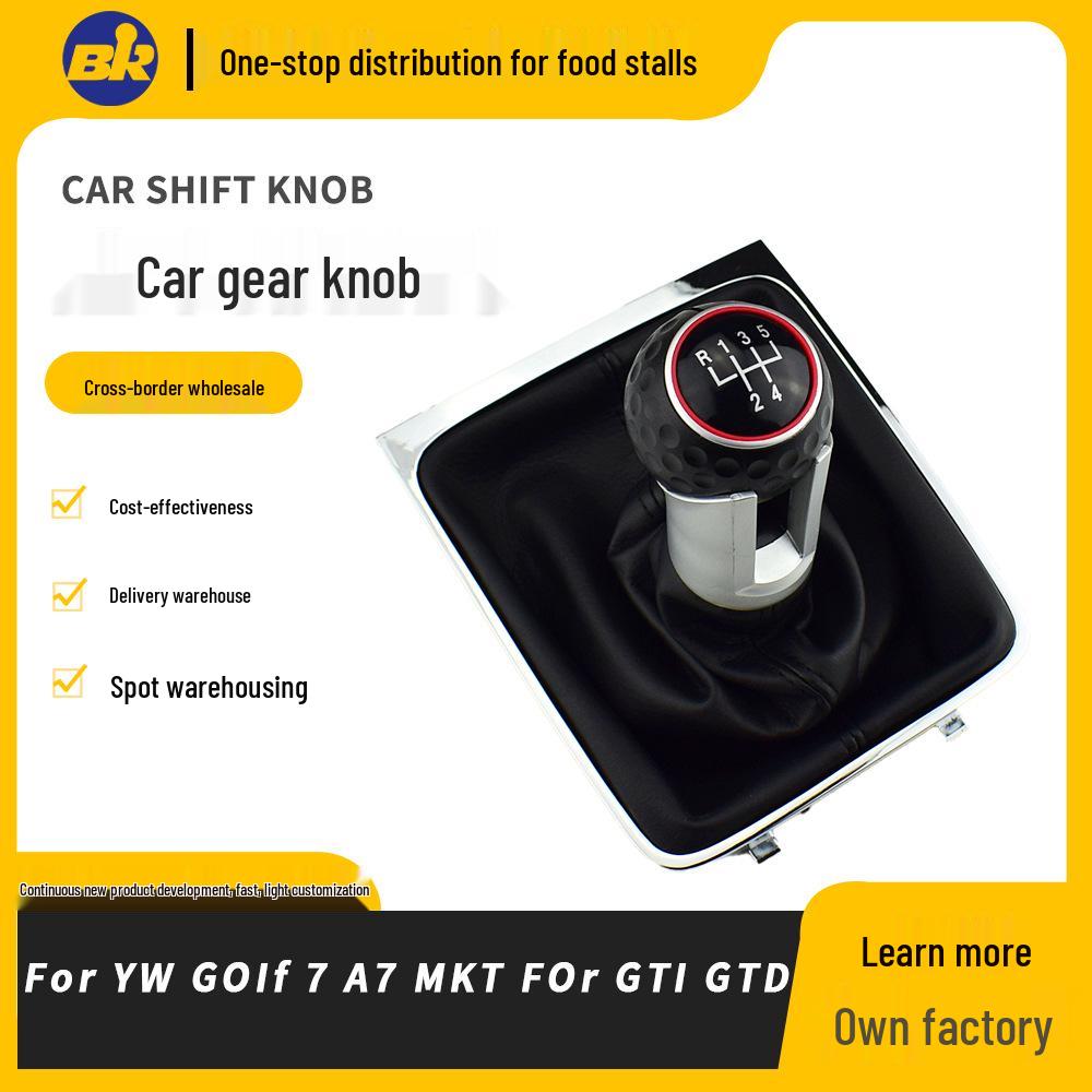 Compatible Manual Gear Shift Knob for Volkswagen Magotan B6, MK7 VII, GTI, GTD 6-Speed Package чорний
Compatible Manual Gear Shift Knob for Volkswagen Magotan B6, MK7 VII, GTI, GTD 6-Speed Package чорний
