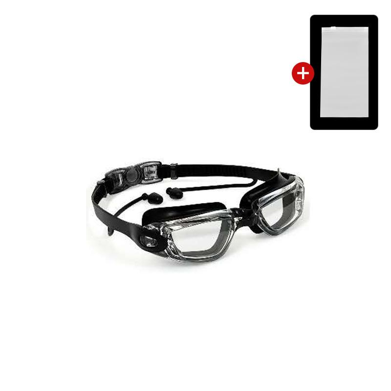 Youyou Adult High-Definition Waterproof Anti-Fog Small Frame Swimming Goggles with Earplugs, Printable Transparent black-Bags
Youyou Adult High-Definition Waterproof Anti-Fog Small Frame Swimming Goggles with Earplugs, Printable Transparent black-Bags