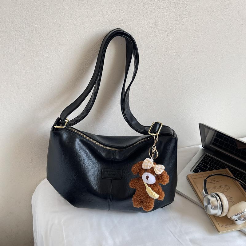 Stylish Simple and Casual Large-capacity Dumpling Bag Fashionable Single-shoulder Bag for Commuting чорний
Stylish Simple and Casual Large-capacity Dumpling Bag Fashionable Single-shoulder Bag for Commuting чорний
