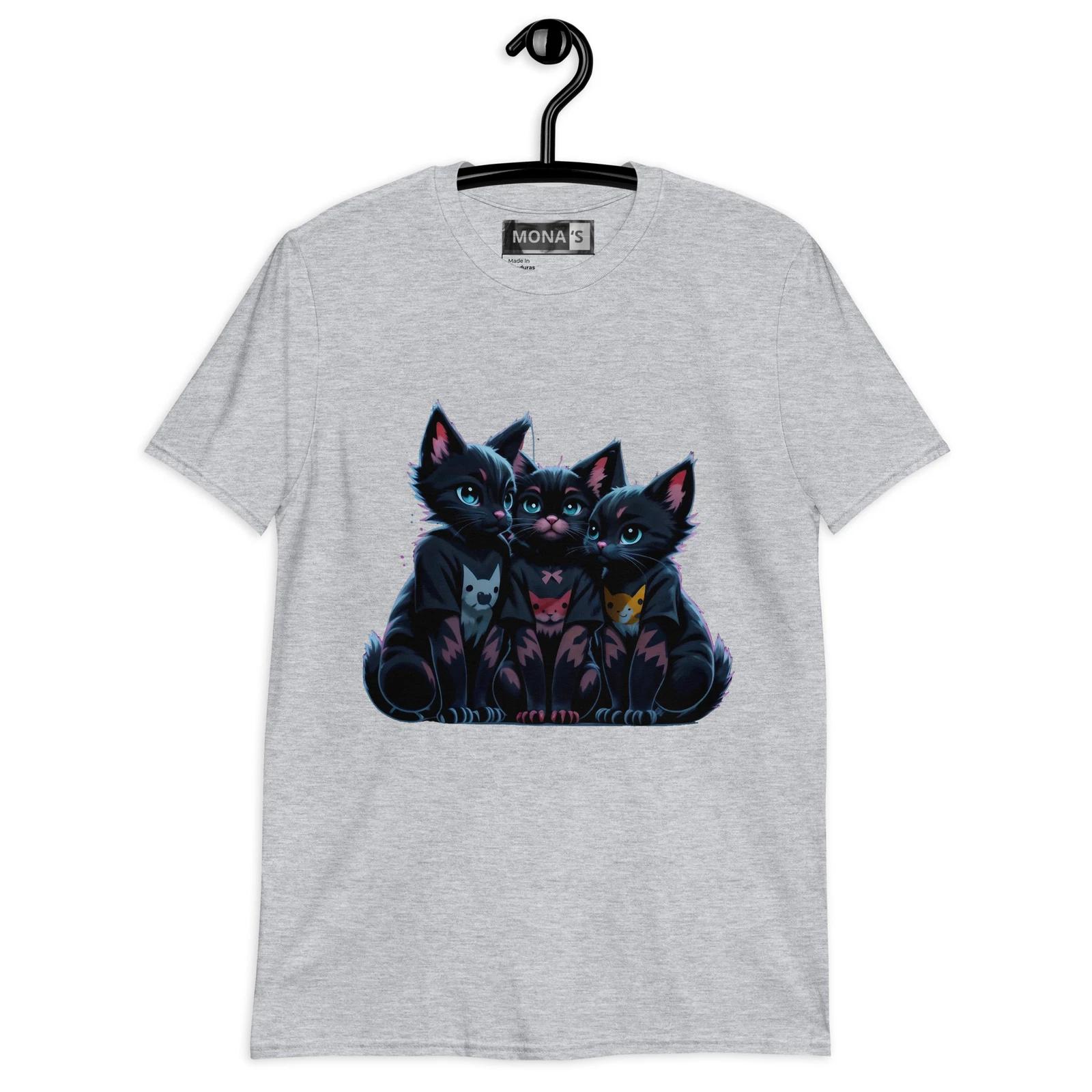 Short-Sleeve Unisex T-Shirt Cat Illustration Unique Art for Pussycat Lovers S
Short-Sleeve Unisex T-Shirt Cat Illustration Unique Art for Pussycat Lovers S