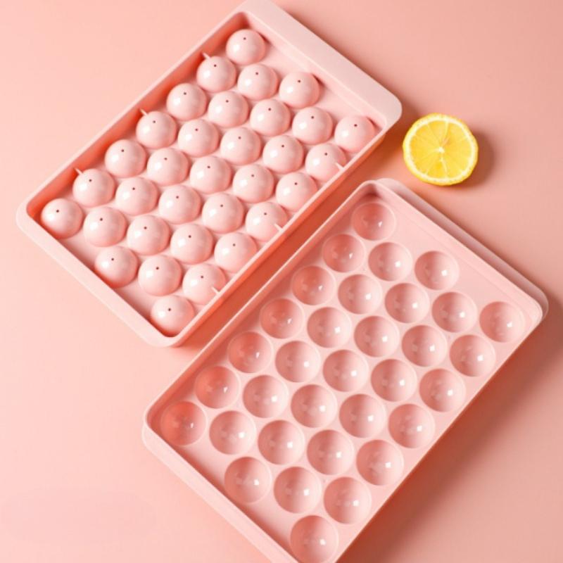 3D Round Ice Cube Tray with Lid Ice Ball Creative Homemade Ice Compartment Ice Cube Model 33 Compartment Ice Ball Box Ice Cream
3D Round Ice Cube Tray with Lid Ice Ball Creative Homemade Ice Compartment Ice Cube Model 33 Compartment Ice Ball Box Ice Cream
