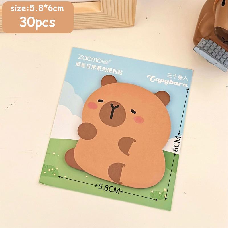 Capybara Sticky Notes 30Pcs Memo Pads Cartoon Capybara Sticky Notes Study Office Memo Stickers Message Stickers
Capybara Sticky Notes 30Pcs Memo Pads Cartoon Capybara Sticky Notes Study Office Memo Stickers Message Stickers
