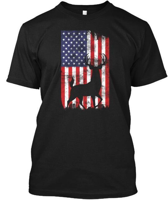 Deer Hunting Flag T-Shirt Size S to 5XL L
Deer Hunting Flag T-Shirt Size S to 5XL L