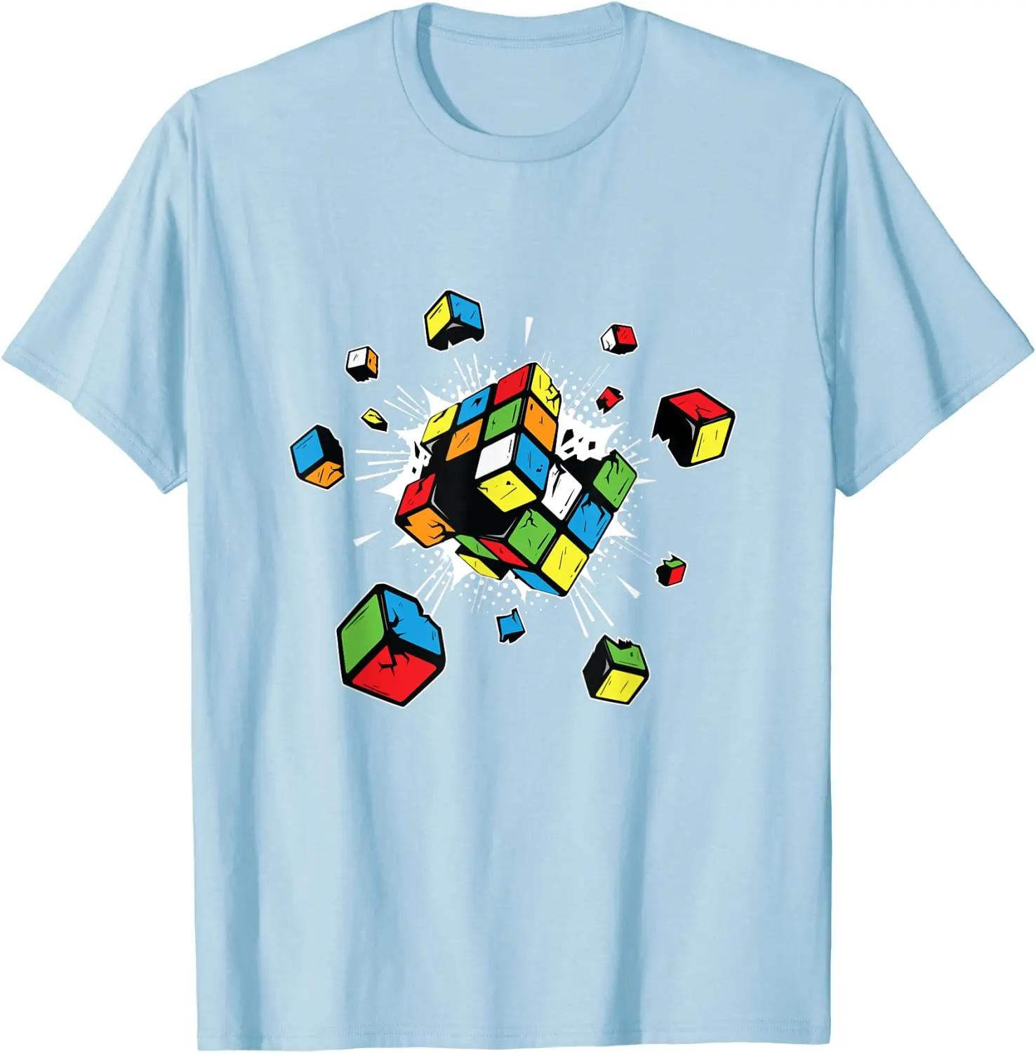 Exploding Rubix Rubics Present Gift for Kids T-Shirt Fitness Tight Tshirts Classic Tops Tees Cotton Men Casual S
Exploding Rubix Rubics Present Gift for Kids T-Shirt Fitness Tight Tshirts Classic Tops Tees Cotton Men Casual S