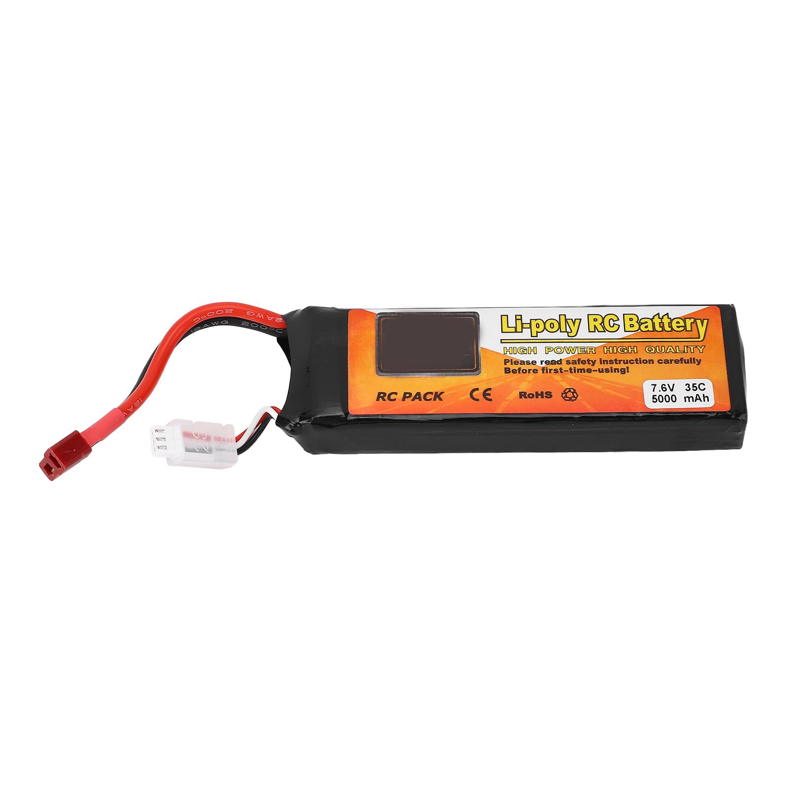 Акумуляторна літій-полімерна батарея 7.6V 5000mAh для радіокерованих човнів з T-роз ємом
Акумуляторна літій-полімерна батарея 7.6V 5000mAh для радіокерованих човнів з T-роз ємом