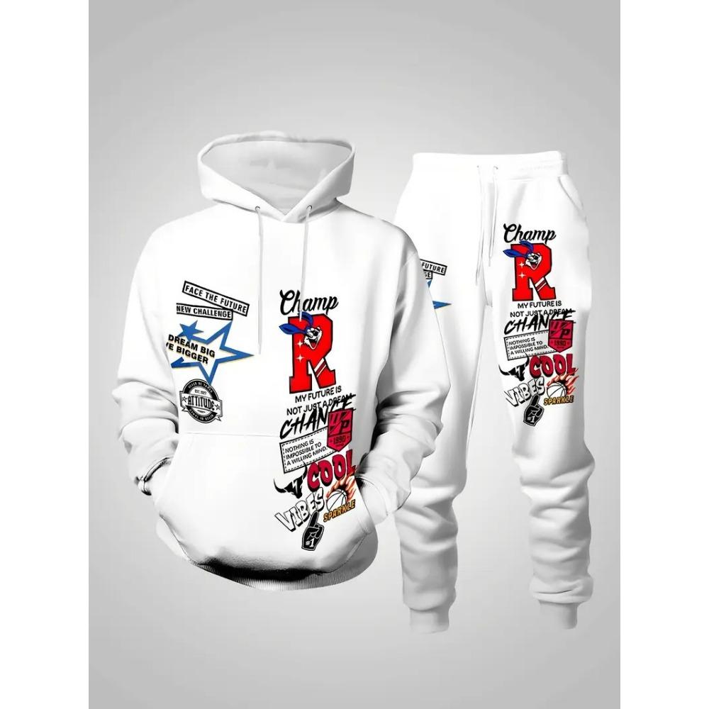 The New Men s Hoodie Set For Spring and Autumn Features A Casual Fashionable And Comfortable 3D Letter Pattern Print 6XL
The New Men s Hoodie Set For Spring and Autumn Features A Casual Fashionable And Comfortable 3D Letter Pattern Print 6XL