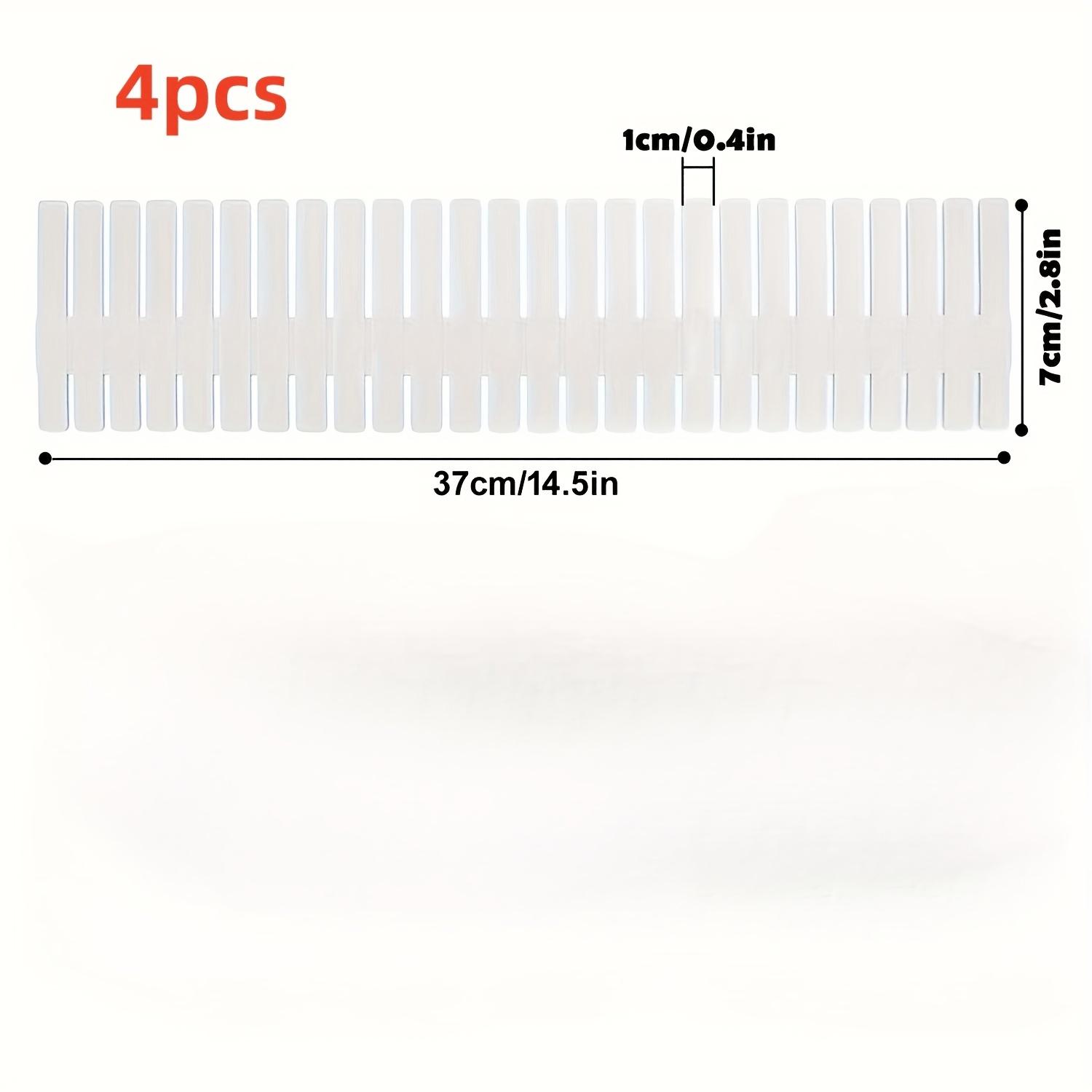 4 шт. Пластиковые разделители для хранения на столе и в ящиках, Регулируемая система хранения с перегородками для офиса, общежития, дома - Не требуется питание
4 шт. Пластиковые разделители для хранения на столе и в ящиках, Регулируемая система хранения с перегородками для офиса, общежития, дома - Не требуется питание