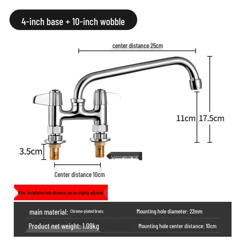 ZISIZ Hotel & Kitchen Cold/Hot Water Mixer Faucet
ZISIZ Hotel & Kitchen Cold/Hot Water Mixer Faucet