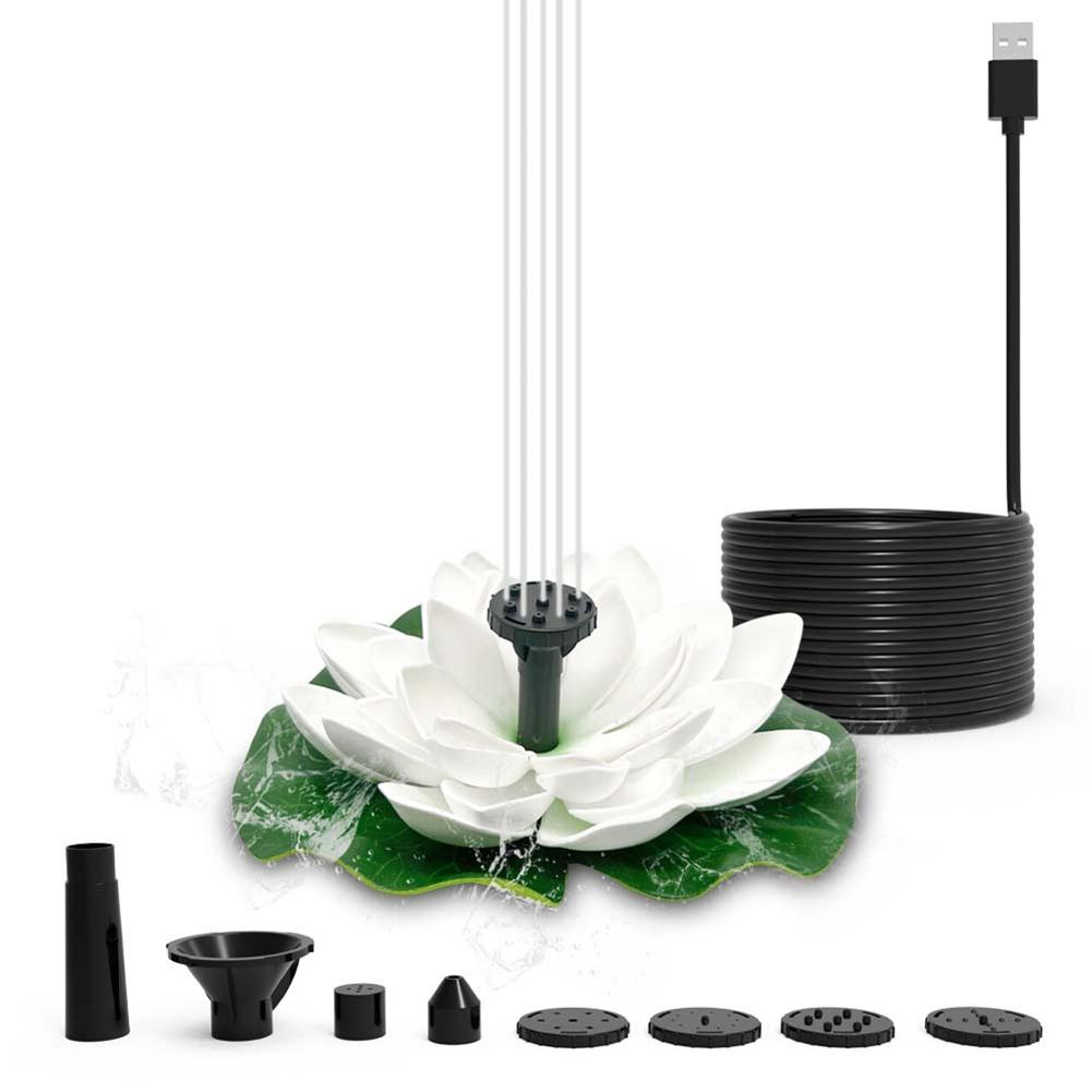 18см Сонячний/USB Фонтан-Лотос Плаваючий Сонячний Водяний Фонтан для Садового Ставка Зовнішній Водний Елемент Насос Декорація Ставка для Пиття Птахів Заднього Двору Басейну USB Plug білий
18см Сонячний/USB Фонтан-Лотос Плаваючий Сонячний Водяний Фонтан для Садового Ставка Зовнішній Водний Елемент Насос Декорація Ставка для Пиття Птахів Заднього Двору Басейну USB Plug білий