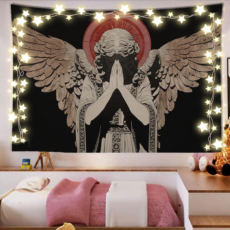 Vintage Angel Wall Tapestry European American INS Style Decorative Backdrop for Home Studio Dorm Room Hanging Poster 74x94cm(29x37in)
Vintage Angel Wall Tapestry European American INS Style Decorative Backdrop for Home Studio Dorm Room Hanging Poster 74x94cm(29x37in)