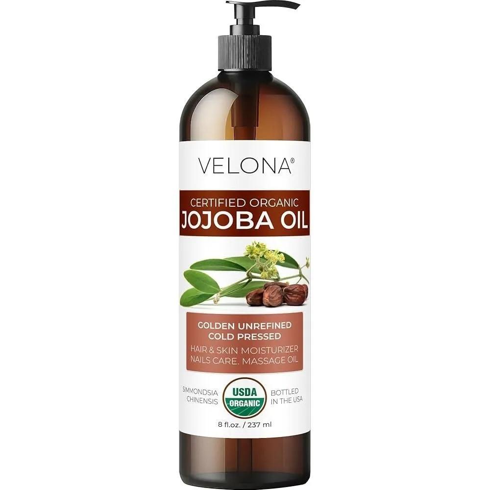 Velona Jojoba Oil 226.8g (8 oz) - Pure Cold-Pressed
Velona Jojoba Oil 226.8g (8 oz) - Pure Cold-Pressed