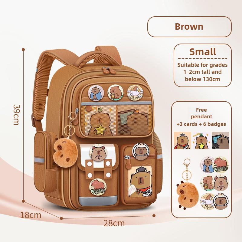 Capybara Children School Bags for Boys Kids Backpack Primary Schoolbag Orthopedic Backpack Waterproof Student Schoolbag Book Bag
Capybara Children School Bags for Boys Kids Backpack Primary Schoolbag Orthopedic Backpack Waterproof Student Schoolbag Book Bag