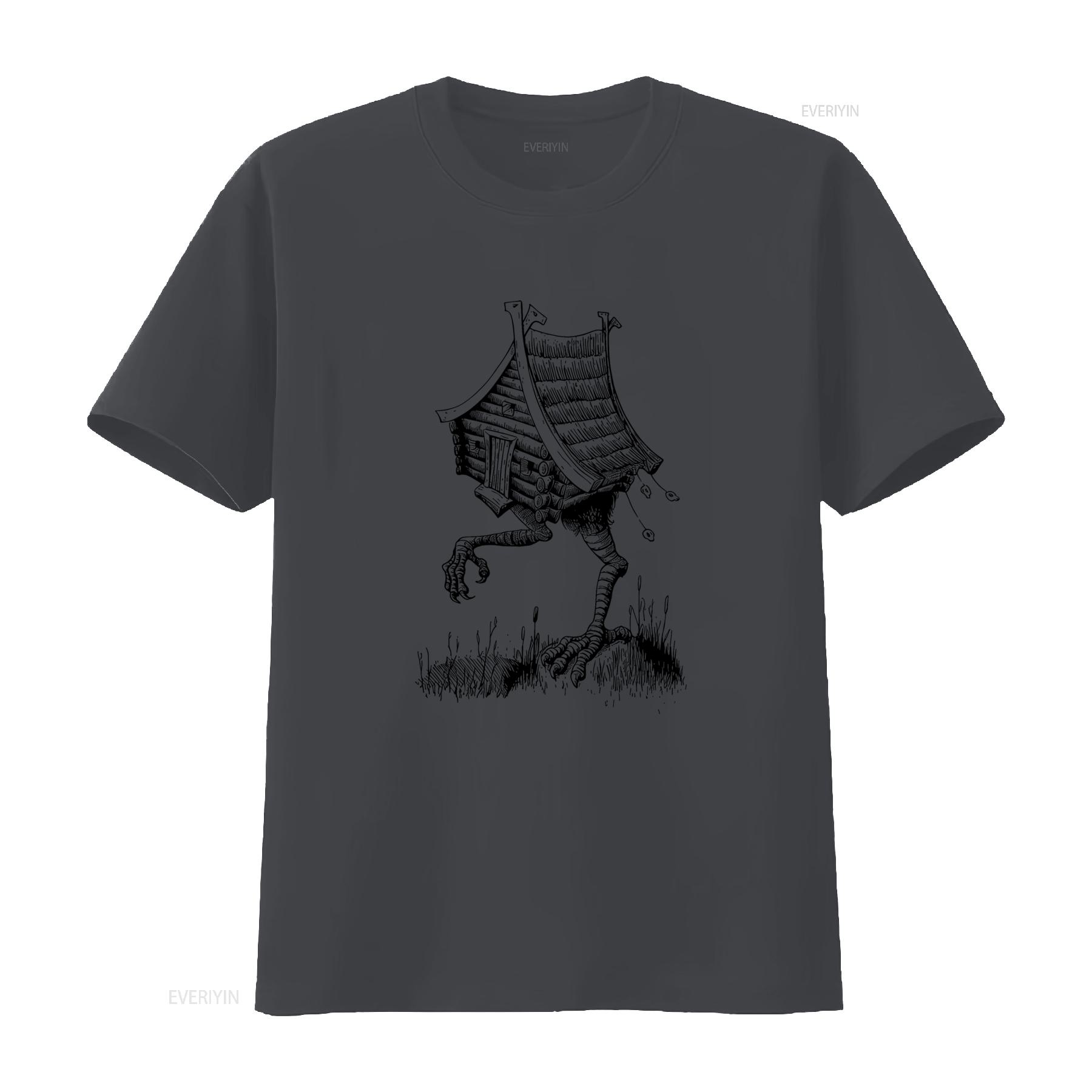 Slavic Folklore Baba Yaga Art Walking House on Chicken Legs T Shirt vintage Washed Versatile streetwear Slightly fashion 4XL
Slavic Folklore Baba Yaga Art Walking House on Chicken Legs T Shirt vintage Washed Versatile streetwear Slightly fashion 4XL