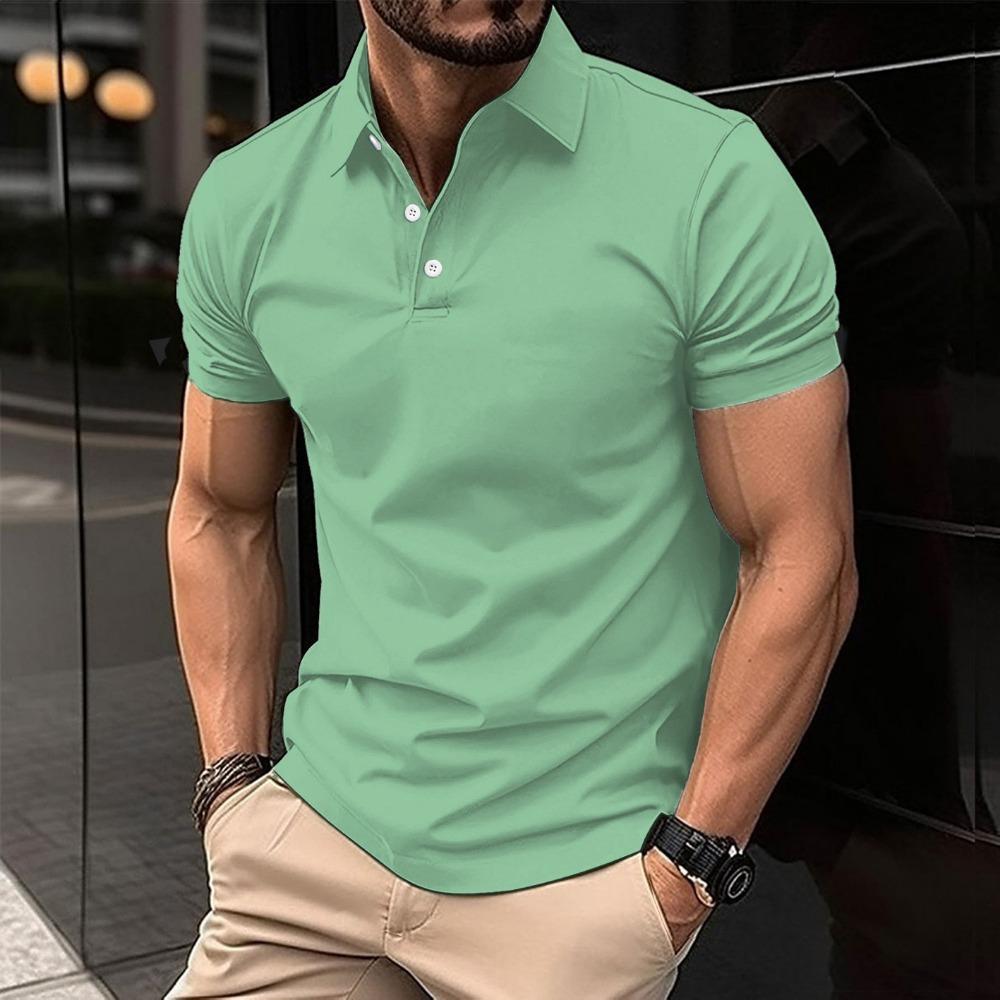 Summer Men s Solid Color Lapel Casual Polo Shirt XXL зелений
Summer Men s Solid Color Lapel Casual Polo Shirt XXL зелений
